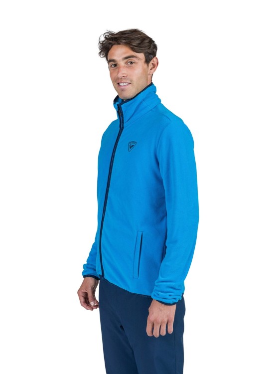 Bluza Rossignol męska Strawpile Fleece FZ niebieska