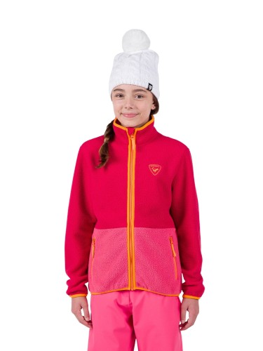 Bluza Rossignol JR Alltrack Fleece różowa