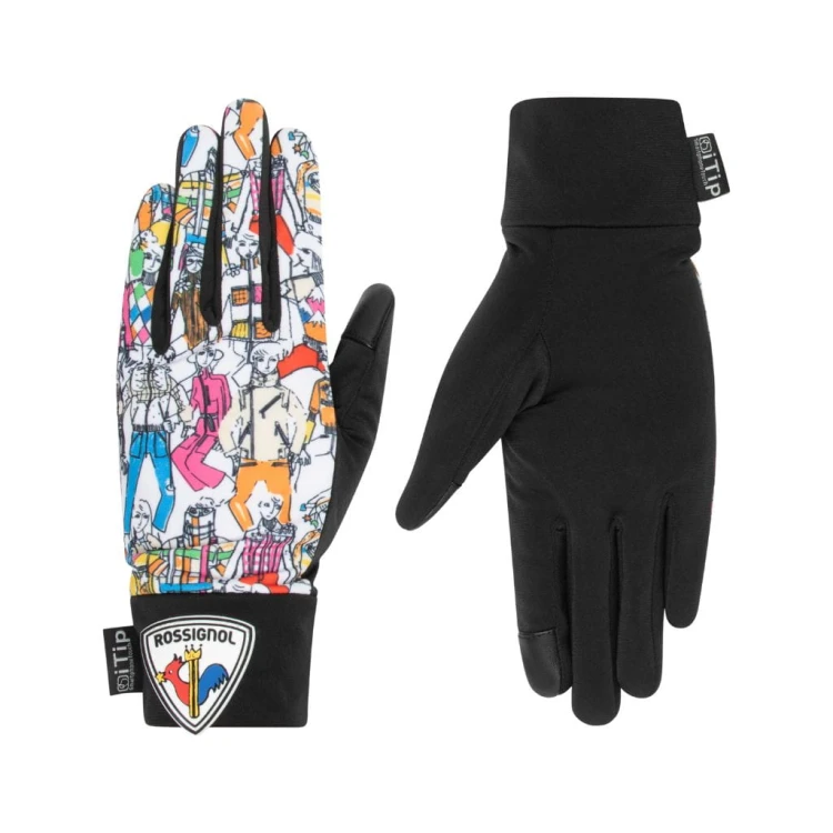 Rękawice narciarskie Rossignol JCC damskie W Sticki Inner G kolorowe