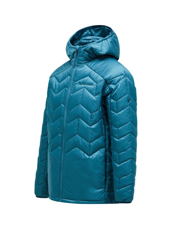 Kurtka Peak Performance męska Elevate Liner Hood turkusowa 24/25