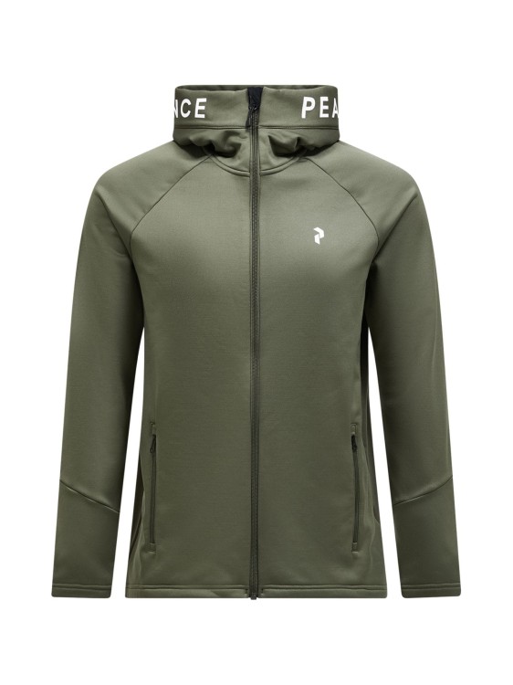 Bluza Peak Performance męska Rider Zip Hood zielona 24/25