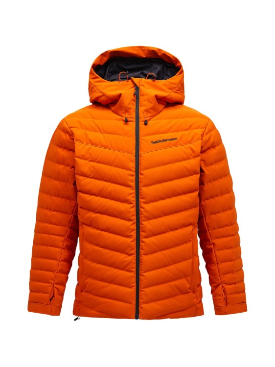 Kurtka Peak Performance męska Frost Ski Jacket pomarańczowa
