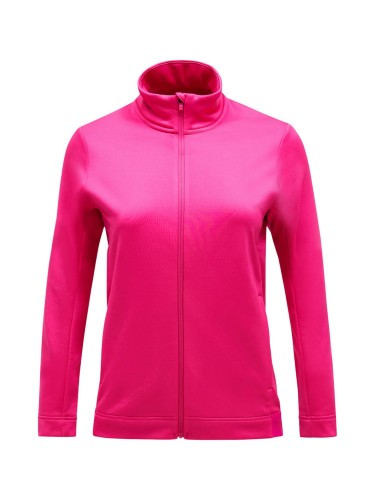 Bluza Peak Performance damska Rider Tech Zip Jacket fuksjowa