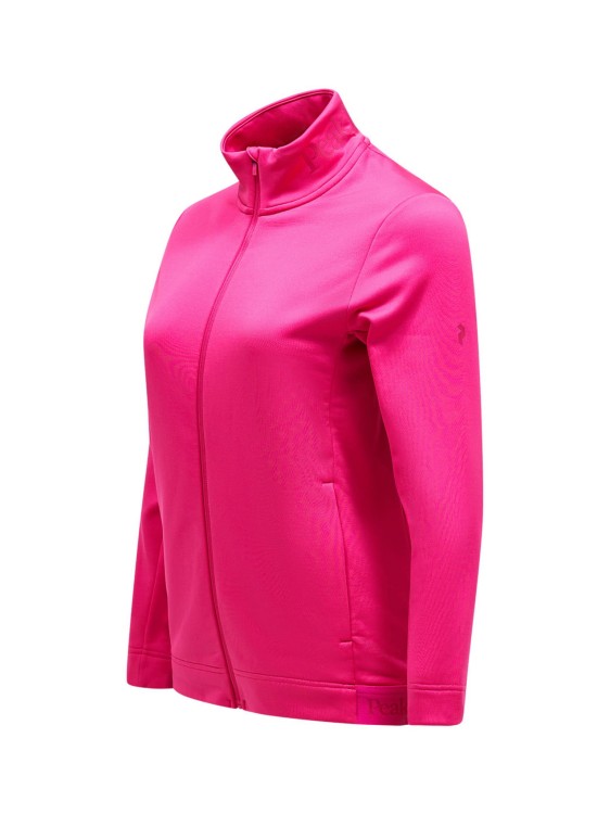 Bluza Peak Performance damska Rider Tech Zip Jacket fuksjowa