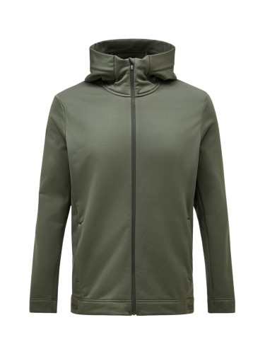 Bluza Peak Performance męska Rider Tech Zip Hood zielona 24/25