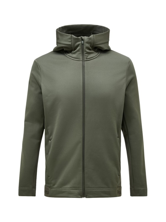 Bluza Peak Performance męska Rider Tech Zip Hood zielona 24/25