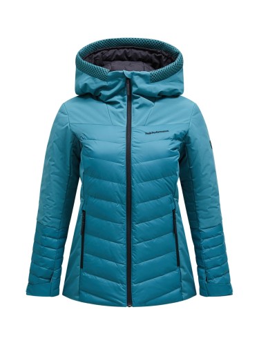 Kurtka Peak Performance damska Blackfire Jacket turkusowa