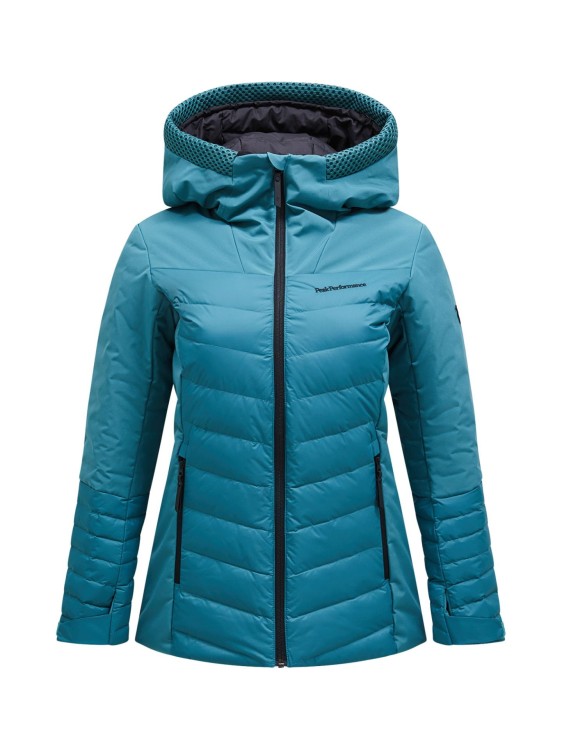 Kurtka Peak Performance damska Blackfire Jacket turkusowa