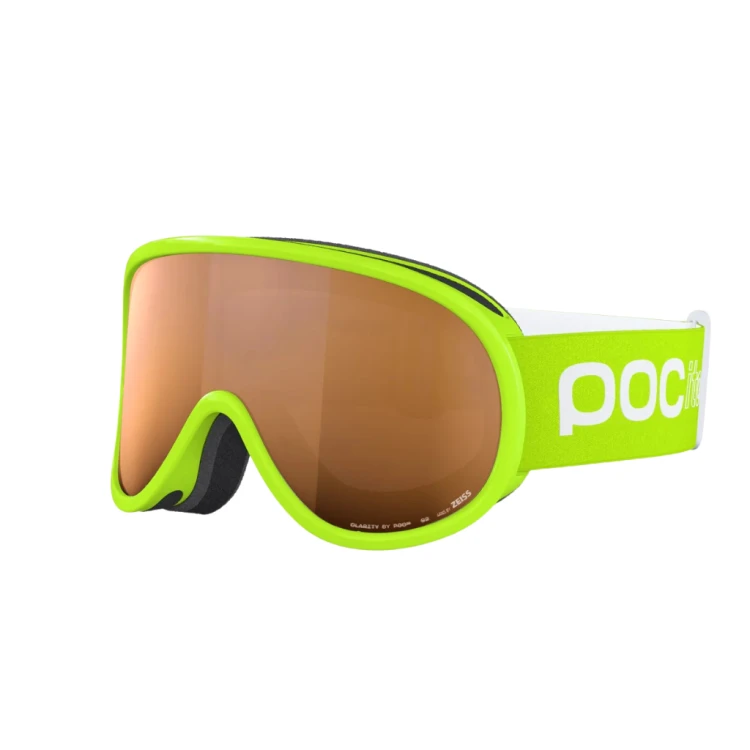 Gogle POCito Retina fluorescent yellow/green/partly sunny light orange