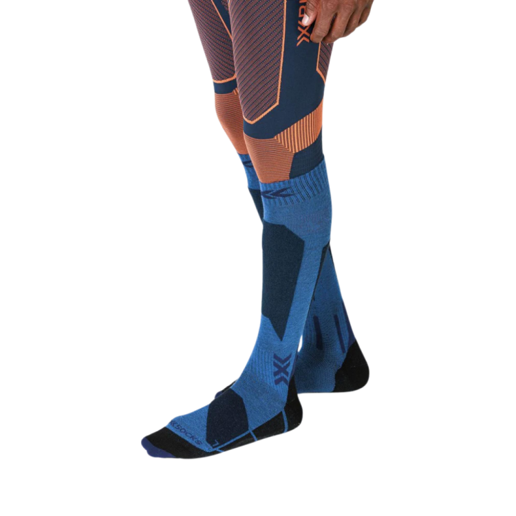 Skarpety termoaktywne X-Socks Ski Discover OTC niebieskie