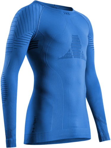 Koszulka termoaktywna męska z długim rękawem X-Bionic Invent 4.0 niebieska
