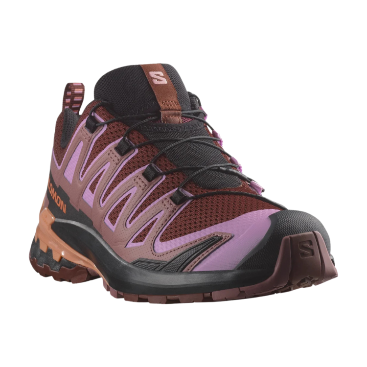 Buty damskie Salomon XA PRO 3D V9 W bordowe