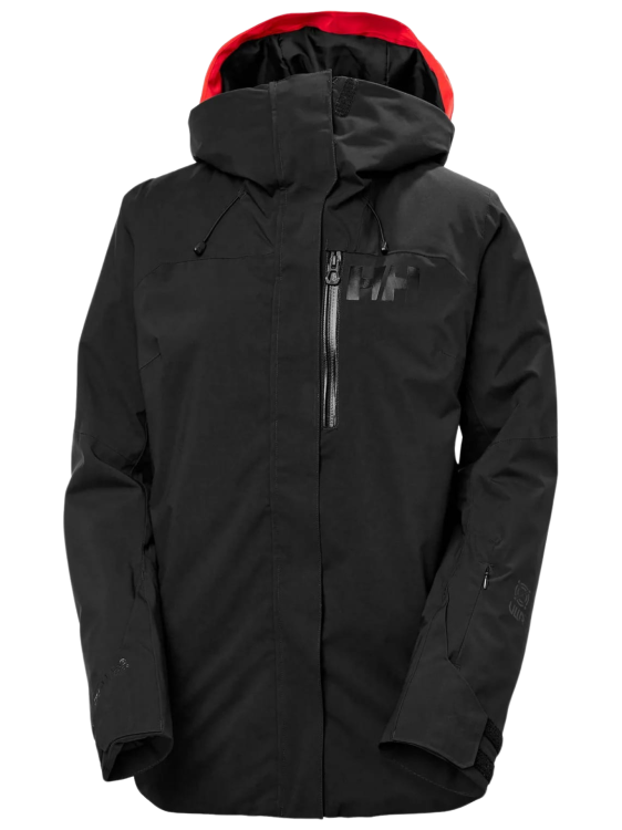 Kurtka narciarska damska Helly Hansen Powshot black
