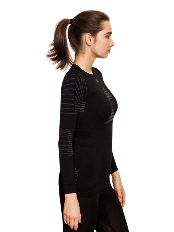 Koszulka termoaktywna damska X-Bionic Invent 4.0 czarna