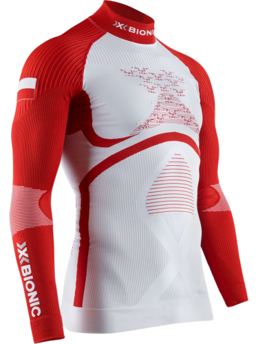 Koszulka termoaktywna z półgolfem X-Bionic Energy Accumulator 4.0 Patriot Poland