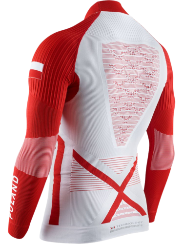 Koszulka termoaktywna z półgolfem X-Bionic Energy Accumulator 4.0 Patriot Poland
