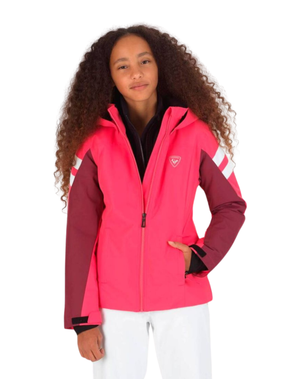Kurtka narciarska Rossignol Girl Ski różowa
