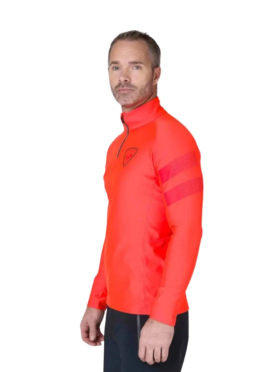 Bluza Rossignol Classique Hero 1/2 Zip pomarańczowa