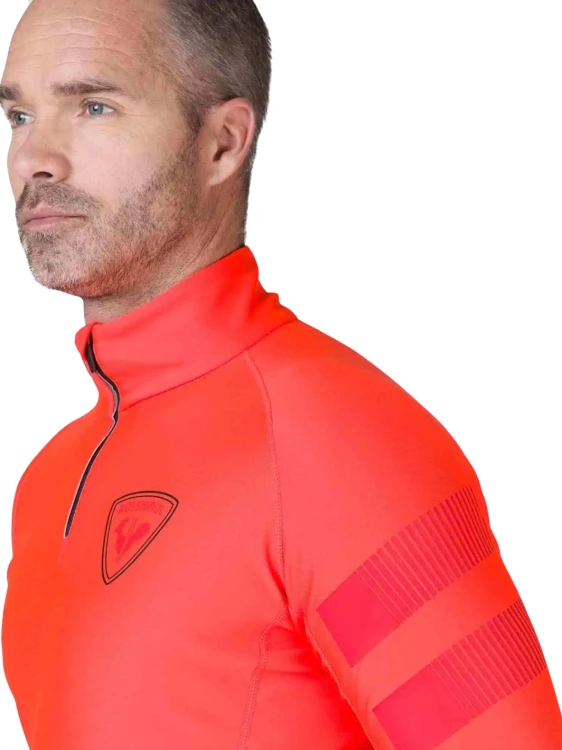 Bluza Rossignol Classique Hero 1/2 Zip pomarańczowa