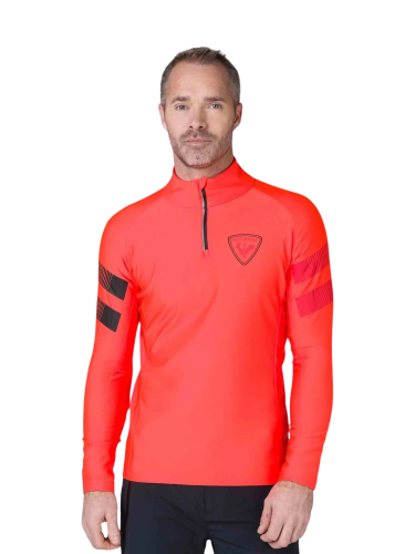 Bluza Rossignol Classique Hero 1/2 Zip pomarańczowa