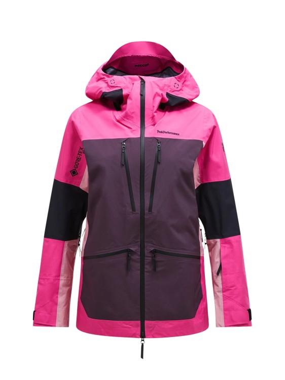 Kurtka Peak Performance damska Vertical GORE-TEX Pro 3L fuksjowa