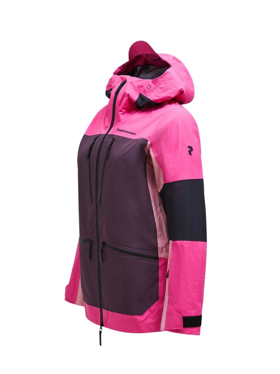 Kurtka Peak Performance damska Vertical GORE-TEX Pro 3L fuksjowa