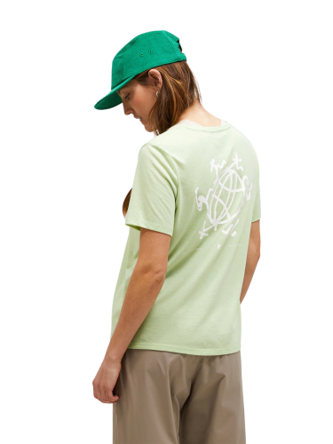Koszulka Peak Performance damska Explore Graphic Tee zielona