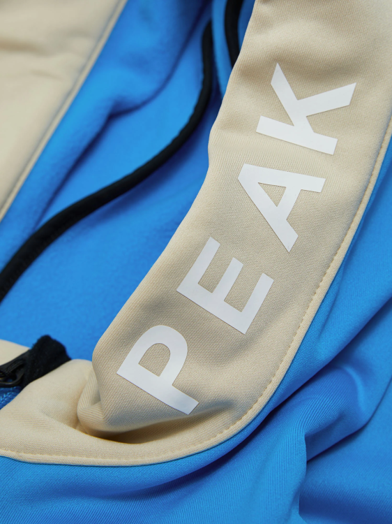 Bluza Peak Performance męska Rider Zip Hood niebieska