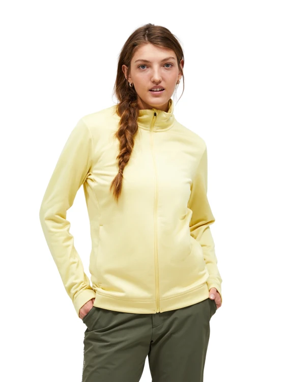 Bluza Peak Performance damska Rider Tech Zip Jacket żółta