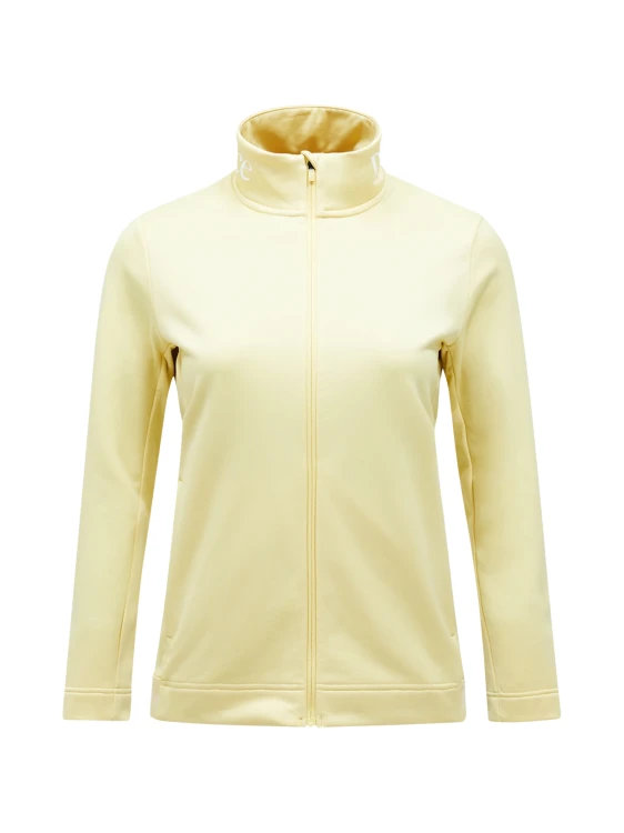 Bluza Peak Performance damska Rider Tech Zip Jacket żółta