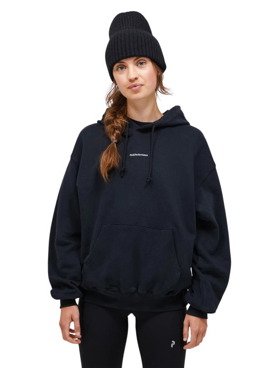 Bluza Peak Performance damska Original Terry Hood czarna