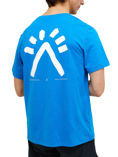 Koszulka Peak Performance męska Explore Graphic Tee niebieska