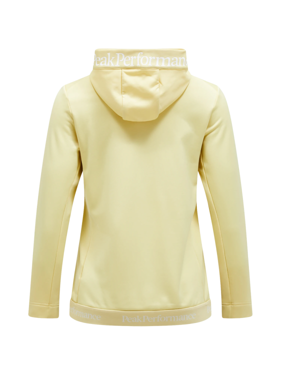 Bluza Peak Performance damska Rider Tech Zip Hood żółta