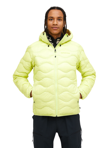 Kurtka Peak Performance puchowa męska Helium Down Hood Jacket żółta