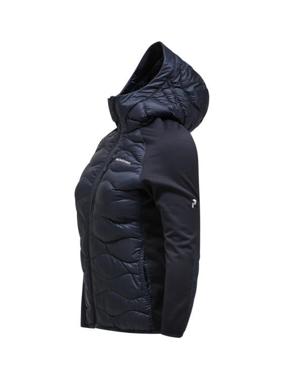 Kurtka Peak Performance puchowa damska Helium Down Hybrid Hood czarna