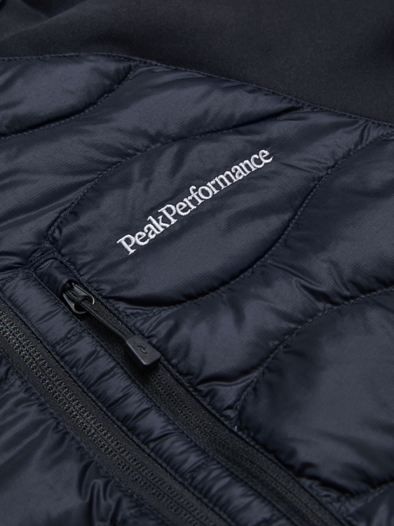 Kurtka puchowa damska Peak Performance Helium Hybrid Down Hood black