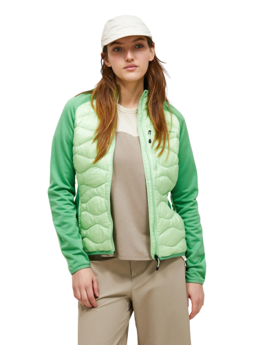 Kurtka Peak Performance puchowa damska Helium Down Hybrid Jacket zielona
