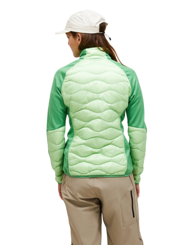 Kurtka Peak Performance puchowa damska Helium Down Hybrid Jacket zielona