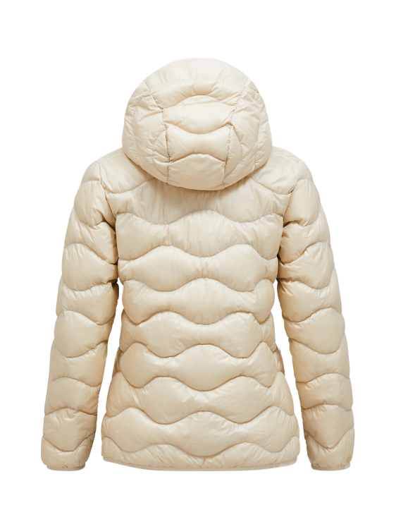 Kurtka Peak Performance puchowa damska Helium Down Hood Jacket beżowa