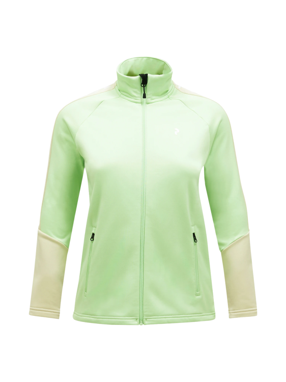 Bluza Peak Performance damska Rider Zip Jacket zielona