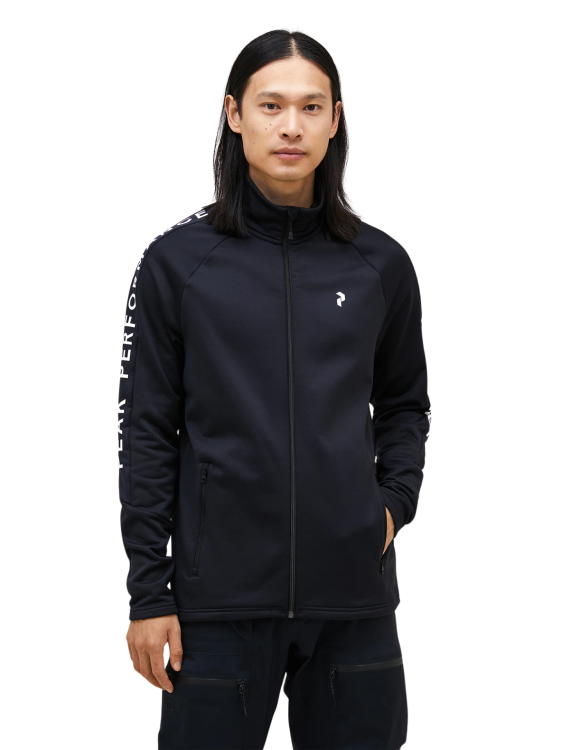 Bluza Peak Performance męska Rider Zip Jacket czarna