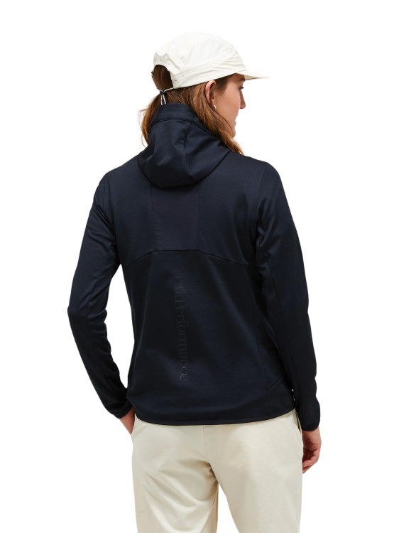 Bluza Peak Performance damska Utility Light Zip Hood czarna