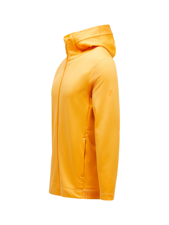 Bluza Peak Performance męska Rider Tech Zip Hood pomarańczowa