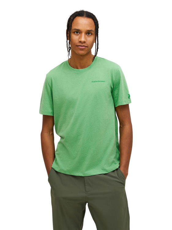 Koszulka Peak Performance męska Explore Logo Tee zielona