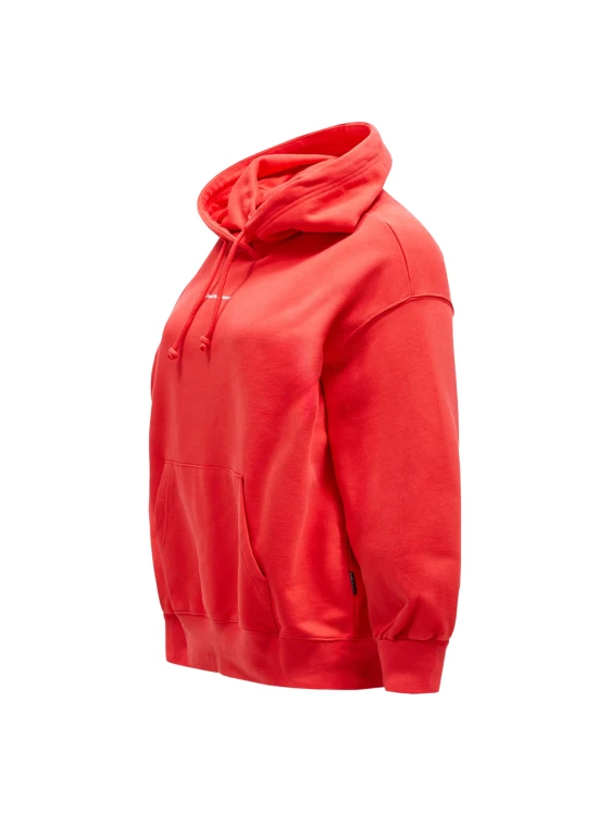 Bluza Peak Performance damska Original Terry Hood czerwona
