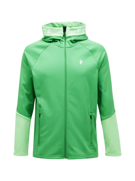Bluza Peak Performance męska Rider Zip Hood zielona