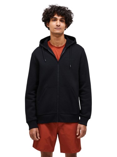 Bluza męska Peak Performance Original Small Logo Zip Hood black