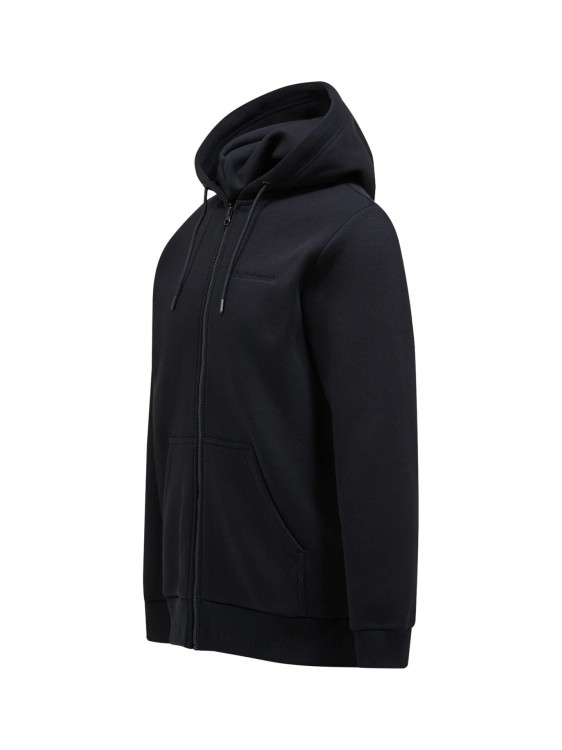 Bluza męska Peak Performance Original Small Logo Zip Hood black