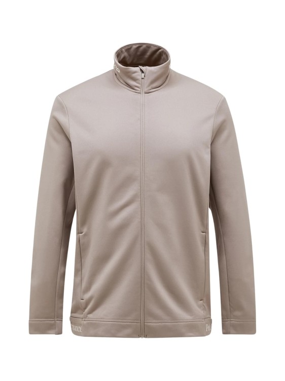 Bluza Peak Performance męska Rider Tech Zip Jacket beżowa