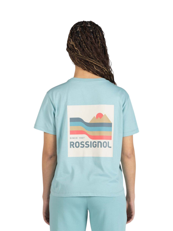 Koszulka damska Rossignol Waterfall niebieska